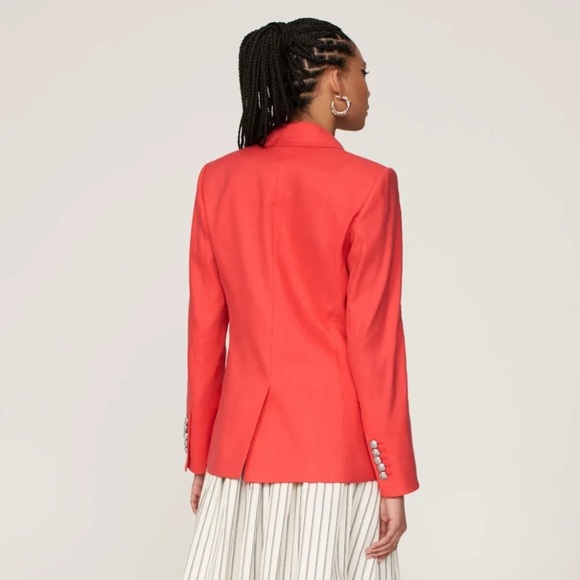 Veronica Beard Sedgwick Linen Blazer Jacket - Picture 3 of 14